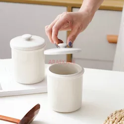 Stew Cup Ceramic Soup Cup Water Separation Stew Cup Household Stew Cup Single person with lid Bird's Nest Soup Stew Cup Bowl