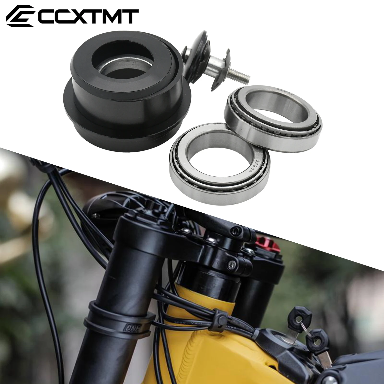 AliExpress CCXTMT Electric Motorcycle Steering Column Bearing For Segway X260 X160 For Sur-Ron Surron Light Bee S & Light Bee X Dirt Bike parts
