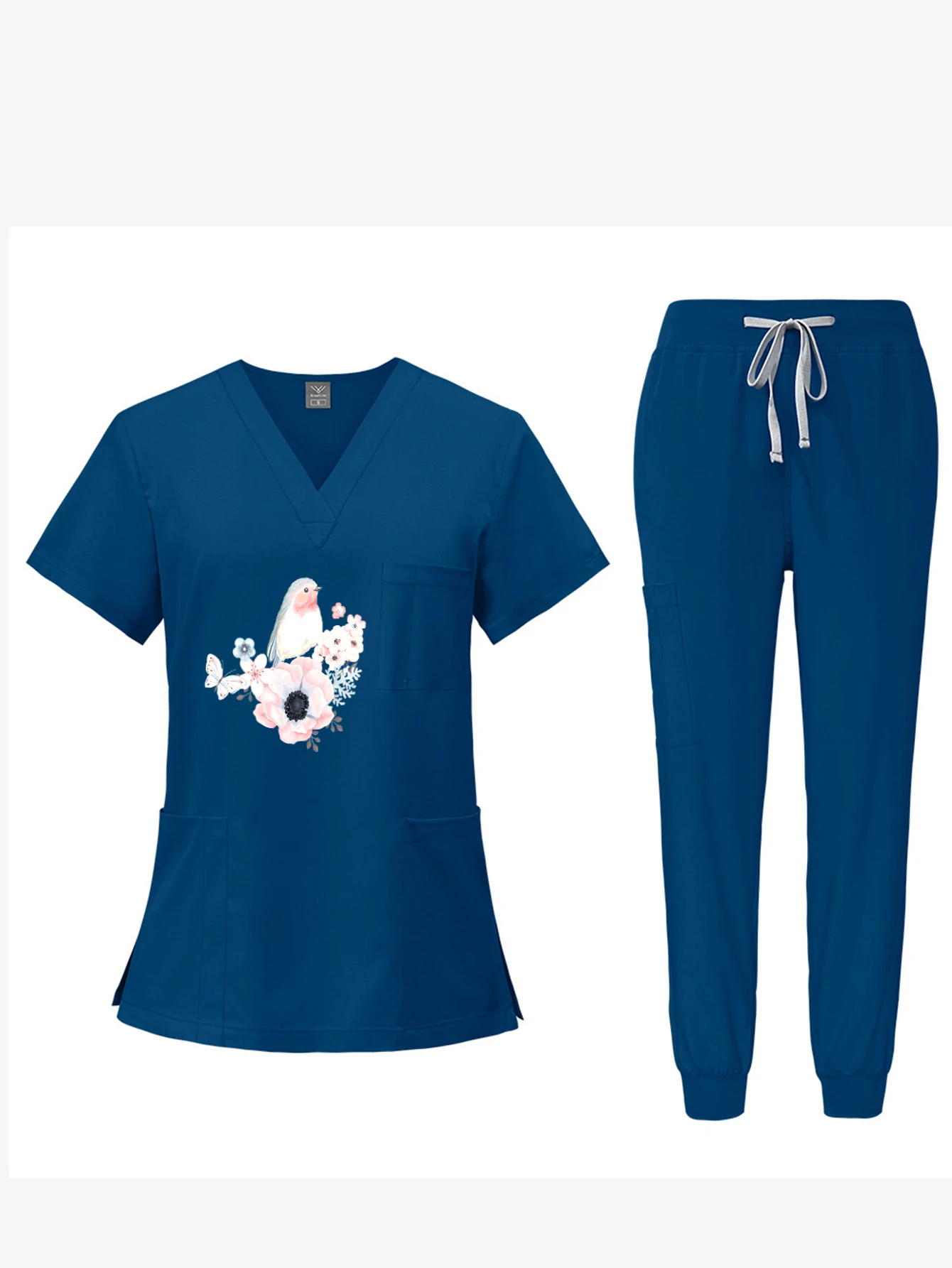 Pro Vet Recovery Scrubs: antistatisch uniform met korte mouwen |   Gespecialiseerde uitrusting voor huidverzorging en post-op-herstelcontroles voor huisdieren