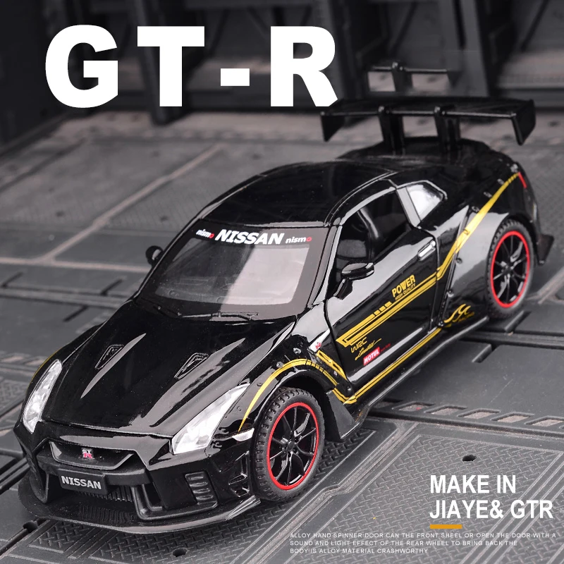 Halolo New 1:32 NISSAN GT-R Alloy Car Model Diecasts & Toy Vehicles Toy Cars Kid Toys For Children Gifts Boy Toy A298