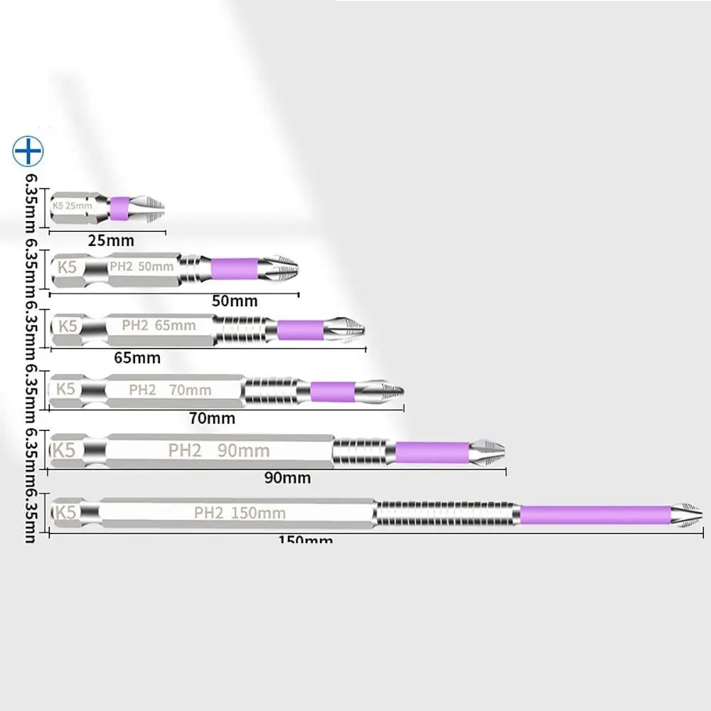 6 шт./комплект, насадки для отверток из легированной стали