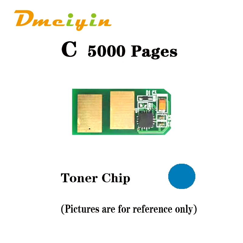 for OKI MC562dn EUR  C511dn/C531dn/MC562 5K Pages   EUR  Version Toner Chip  BK C M Y Color