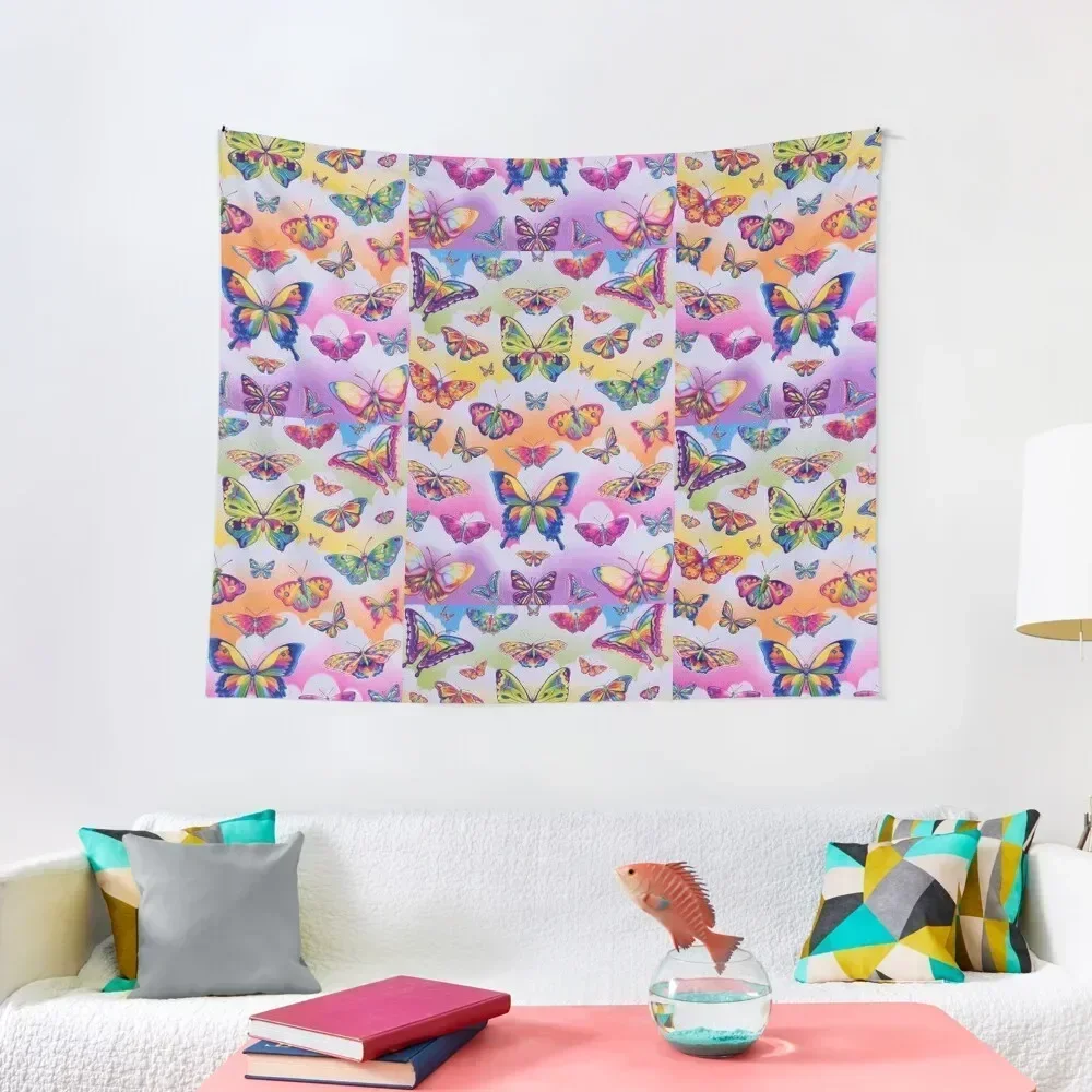 

butterflies Tapestry Aesthetic Decoration Decor Home Tapestry