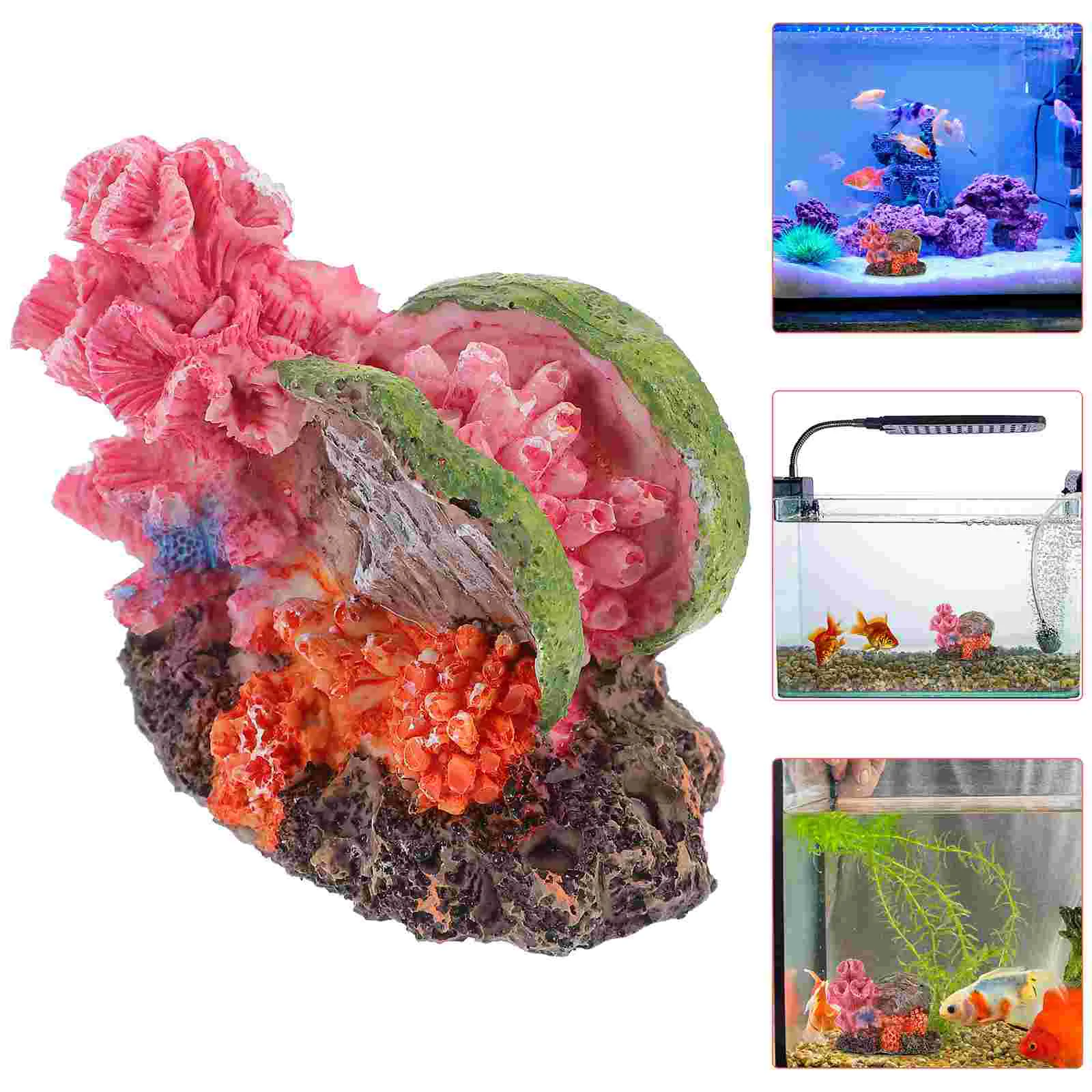 Artificial Coral Fake Reef Aquarium Plants Decor Accessories for Model Ornament Resin Decoration