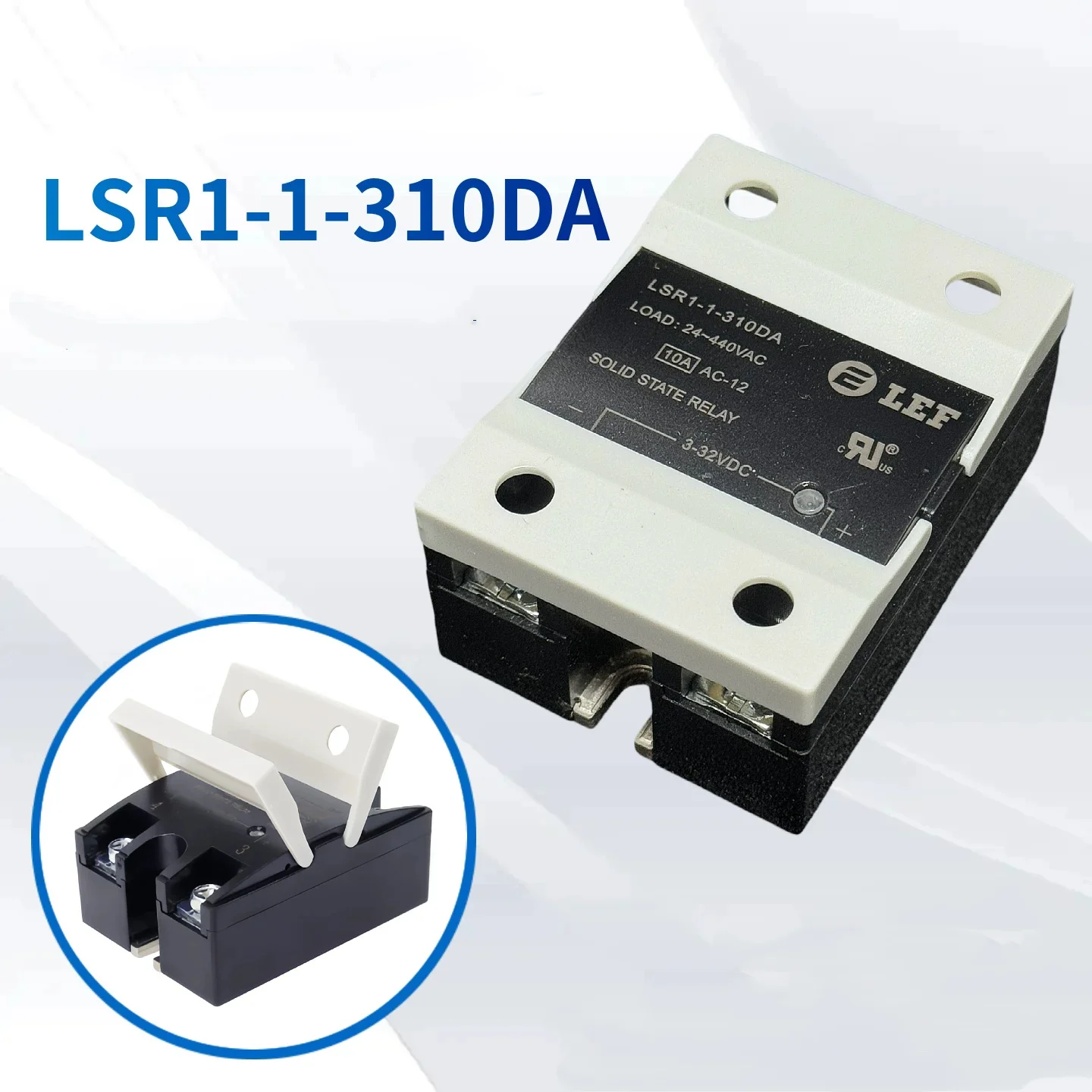 Single Phase Solid State Relay LSR1-1 Series DC-AC SSR 3-32VDC Input 24-440VAC Load Industrial Relay 10A-120A