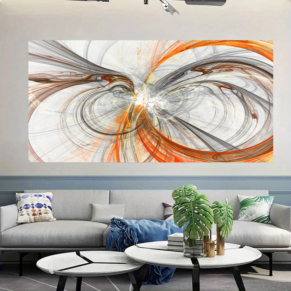 Papel Tapiz Autoadhesivo Modern Abstract Geometric Striped Decor Poster Canvas Art Print Frameless Painting Office Waterproof
