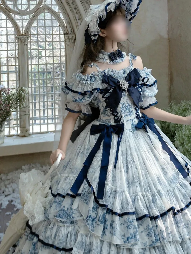 Wedding dress student day banquet coming-of-age ceremony puffy skirt