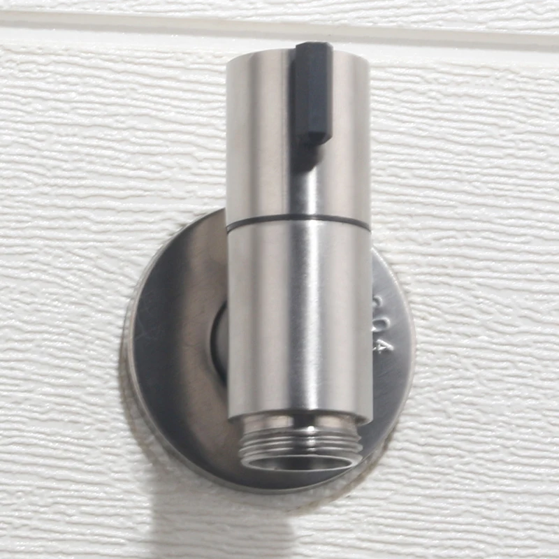 

Wall Mounted Basin Sink Faucet Single Cold Washing Machine Tap Modern Single Handle Lavatory Vessel Sink Faucet Brushed