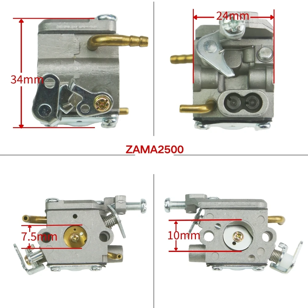 FOR ZAMA 2500 Carburetor Chainsaw For Zenoah G2500 25CC 848C128100 Carburetor
