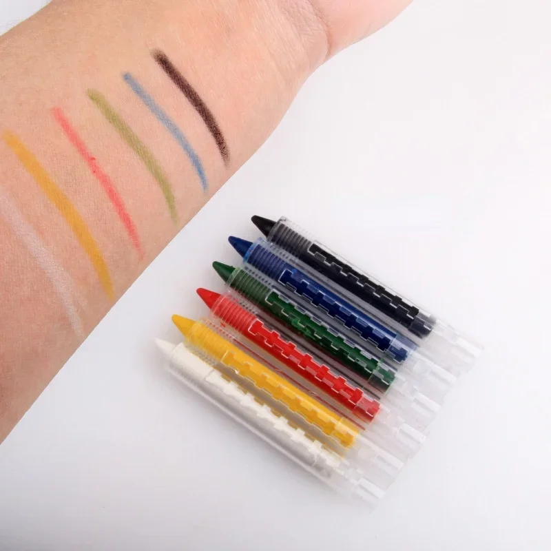 1 Box Washable Art Body Painting Makeup Paint Rainbow Art Tattoo Paint for The Face Paint Colored Child Kid Color Pen Party Gift
