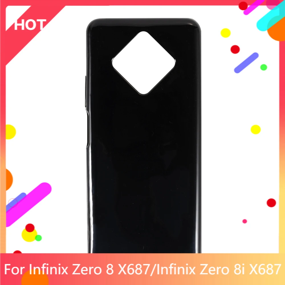 Zero 8 X687 Case Matte Soft Silicone TPU Back Cover For Infinix Zero 8i X687 Phone Case Slim shockproof