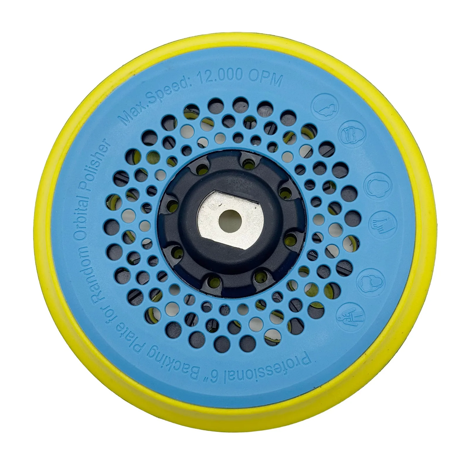 

Шлифовальная подложка, 6 дюймов, 49 отверстий, электрические орбитальные шлифовальные диски с крючком и петлей