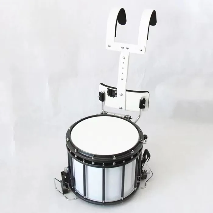 Professional Stand Marching Snare Drum Set With Bass Drum Percussion Musical Instruments With Pad Case On Sale