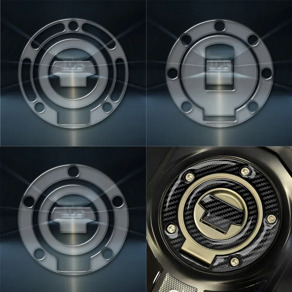 Motorcycle Fuel Tank Pad Gas Oil Cap Protector Cover Sticker Fit for Yamaha Models YZF R1 R6 R7 MT07 MT09 MT10 FZ1 FZ6 1992-2024 view 4
