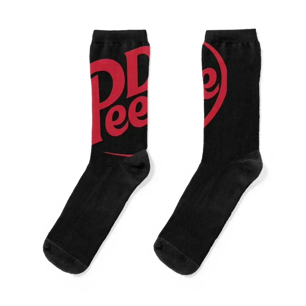 Dr. Peepee logo Classic T-Shirt Socks bright garter Heating sock custom sports Socks Ladies Men's