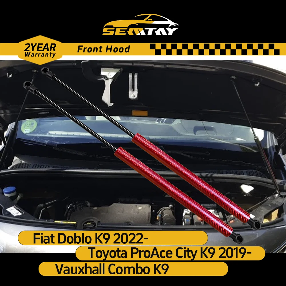 

Стойки капота SEMTAY для FIAT DOBLO K9/Opel Vauxhall Combo K9/Toyota ProAce City K9/Citroen Berlingo K9/Bonnet Lift Support