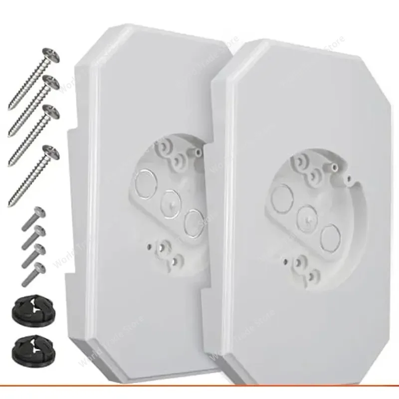 

Siding Mounting Block,8141DBL Built-In Box Outdoor Light Mounting Block,2Sets For 1/2 Inch Lap Double And 4 Inch Siding