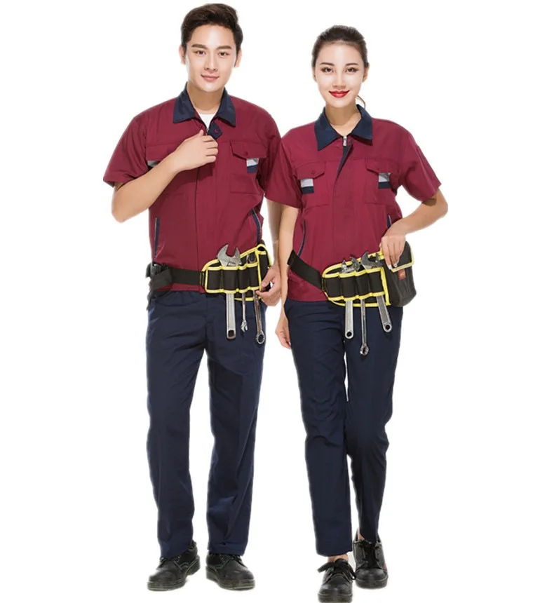 

Long-sleeve working clothes workwear for men workshop Work uniforms