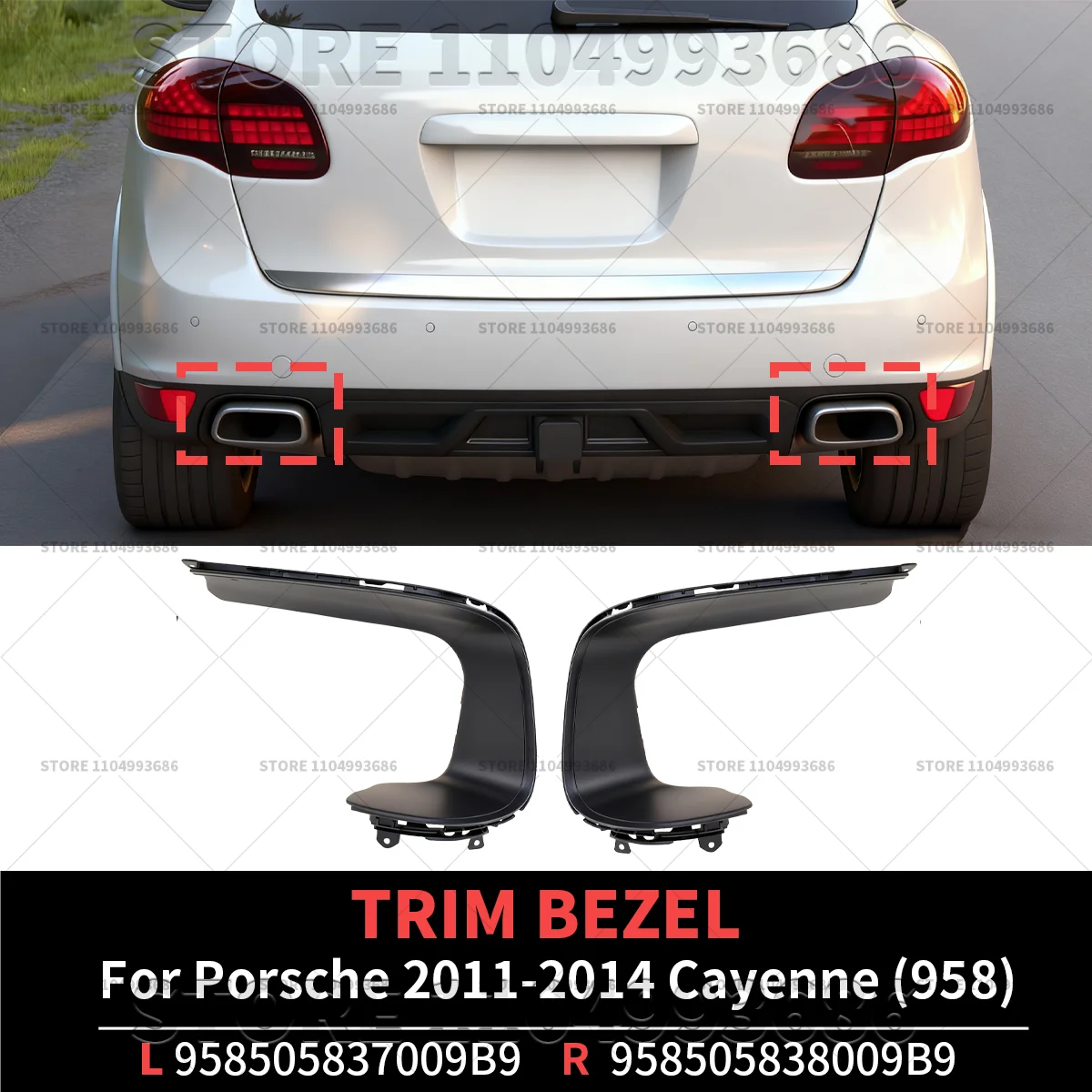 

Для 2011 2012 2013 2014 Porsche Cayenne 958 отделка лицевой панели слева и справа OEM 958505837009B9 958505838009B9 95850583700 95850583800