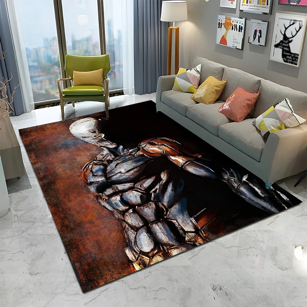 Metal Gear Solid Game Gamer Cartoon Carpet Rug for Home Living Room Bedroom Sofa Doormat Decor,kids Area Rug Non-slip Floor Mat