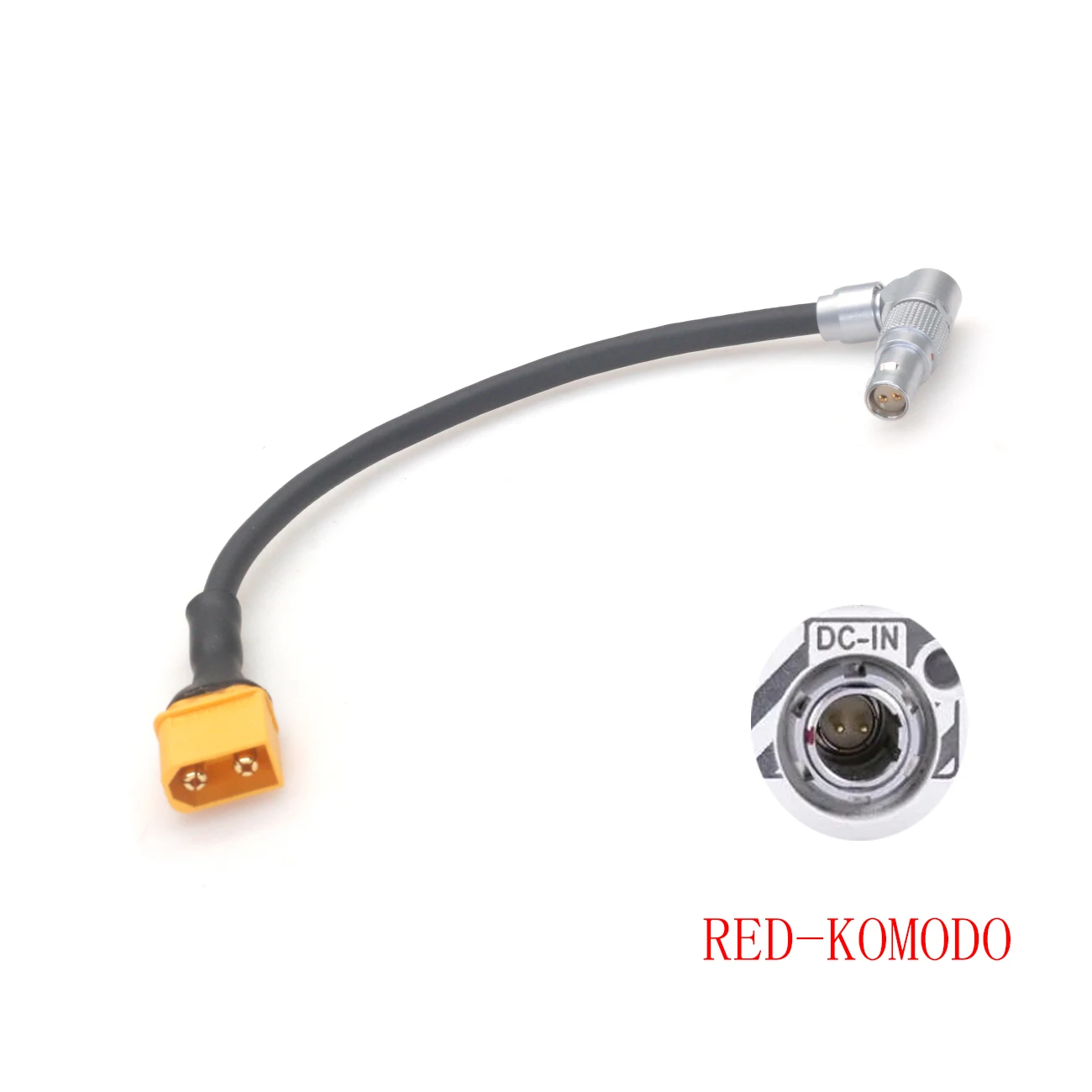 New Arriving IFlight Rider Fullsend 8S battery XT60 Power Cable For Red Komodo, BGH1, Zcam, BMPCC 4K/6K Camera Power Cords