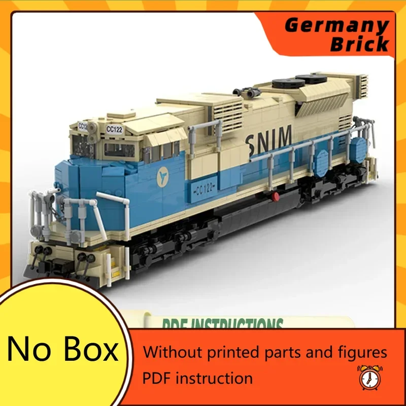 

Moc Building Blocks Train Model Railway SNIM SD70ACS Technical Bricks DIY Assembly Construction Toys For Childr Holiday Gifts
