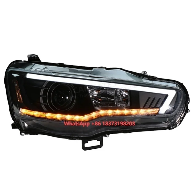 

CARMATES Hot Selling Headlight Assembly LED DRL Front Lamps Turn Signal Head Light for Mitsubishi Lancer-EX Lancer EX 2008 -