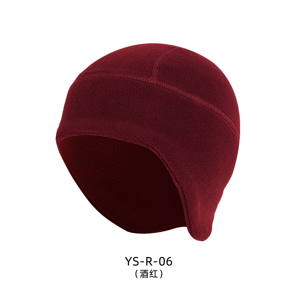 Cycling Beanie Warm Cap Winter Outdoor Men Polar Fleece Ear Cover Women Windproof Cold-Proof Elastic Skiing Run Soft Ride Hat