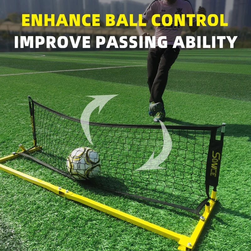 2-in-1 voetbal rebound net draagbare training voetbalnetten rebound net voor buiten