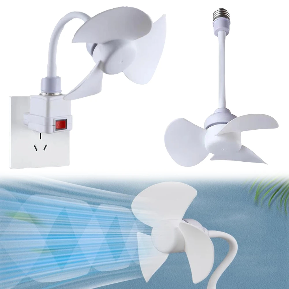 

Chandelier Ceiling Fan E27 Base/USB Indoor Ceiling Fan Light Hose Extender Small Ceiling Fan Light for Bedroom Living Room