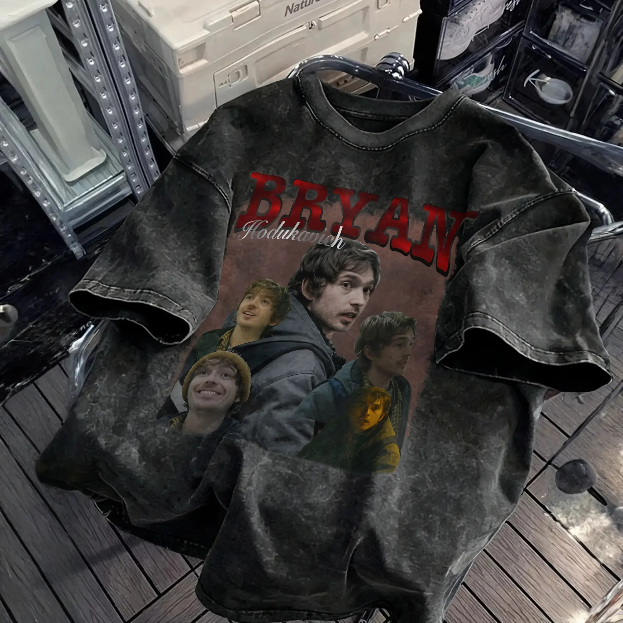 Resident Evil Movie Bryan Hodukavich Men T Shirt Washed  Funny Tee Shirt Short Sleeve O Neck T-Shirt Pure Cotton Adult Clothing