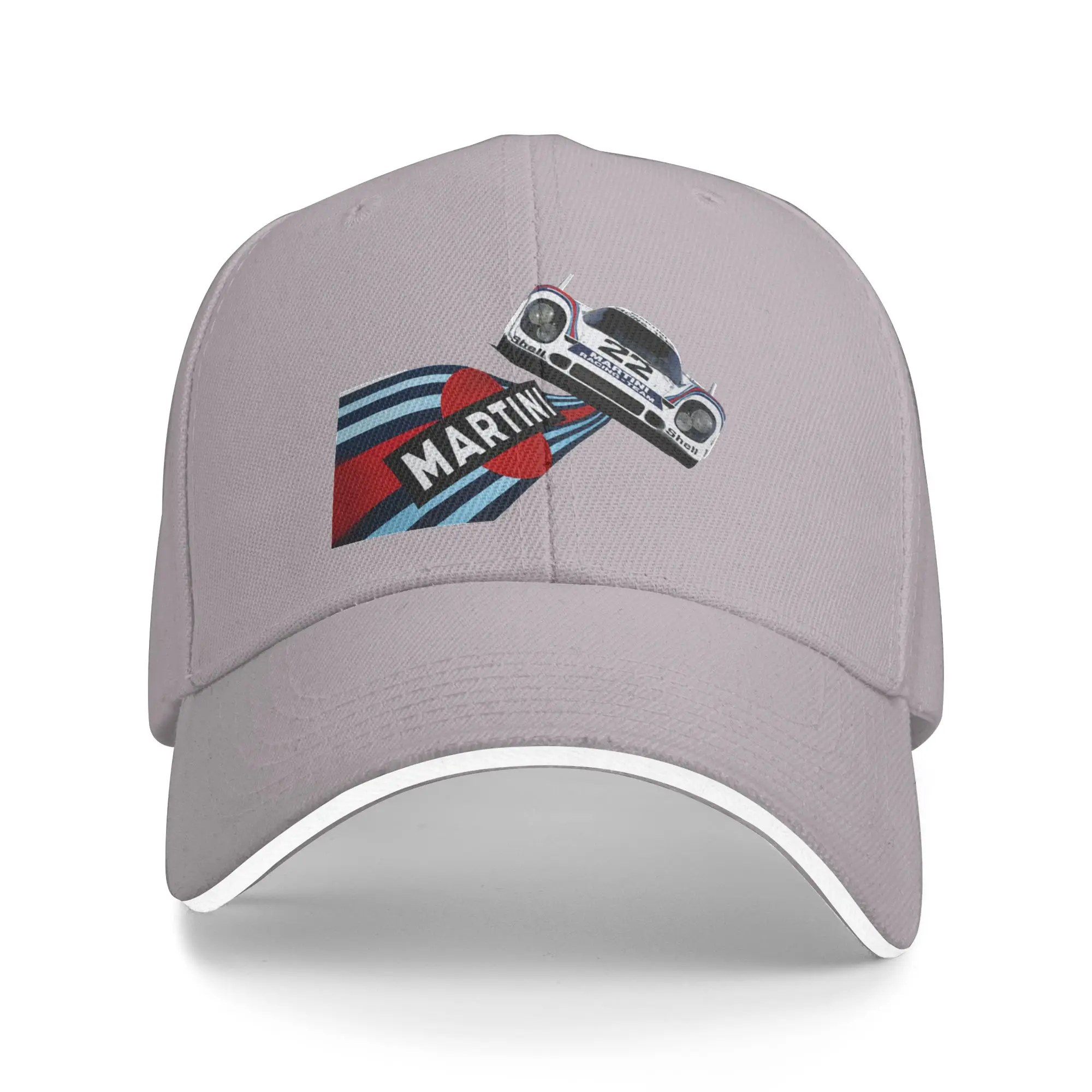 Fashion Porsch 917 1971 24 Hours Martini Racing  Curved Brim Baseball Cap Sweat-Absorbing Band Sport Cap