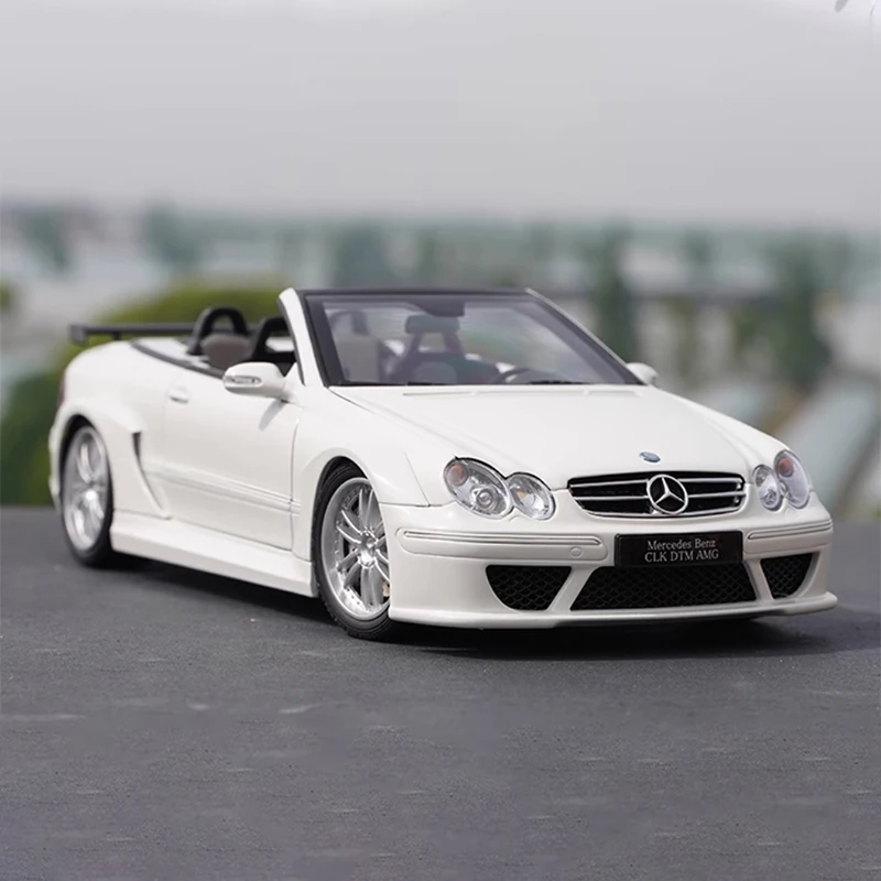 1:18 Scale Benz CLK DTM Cabriolet Convertible Simulation Alloy Car Model Static Display Collectible Toy Gift Souvenir Decration