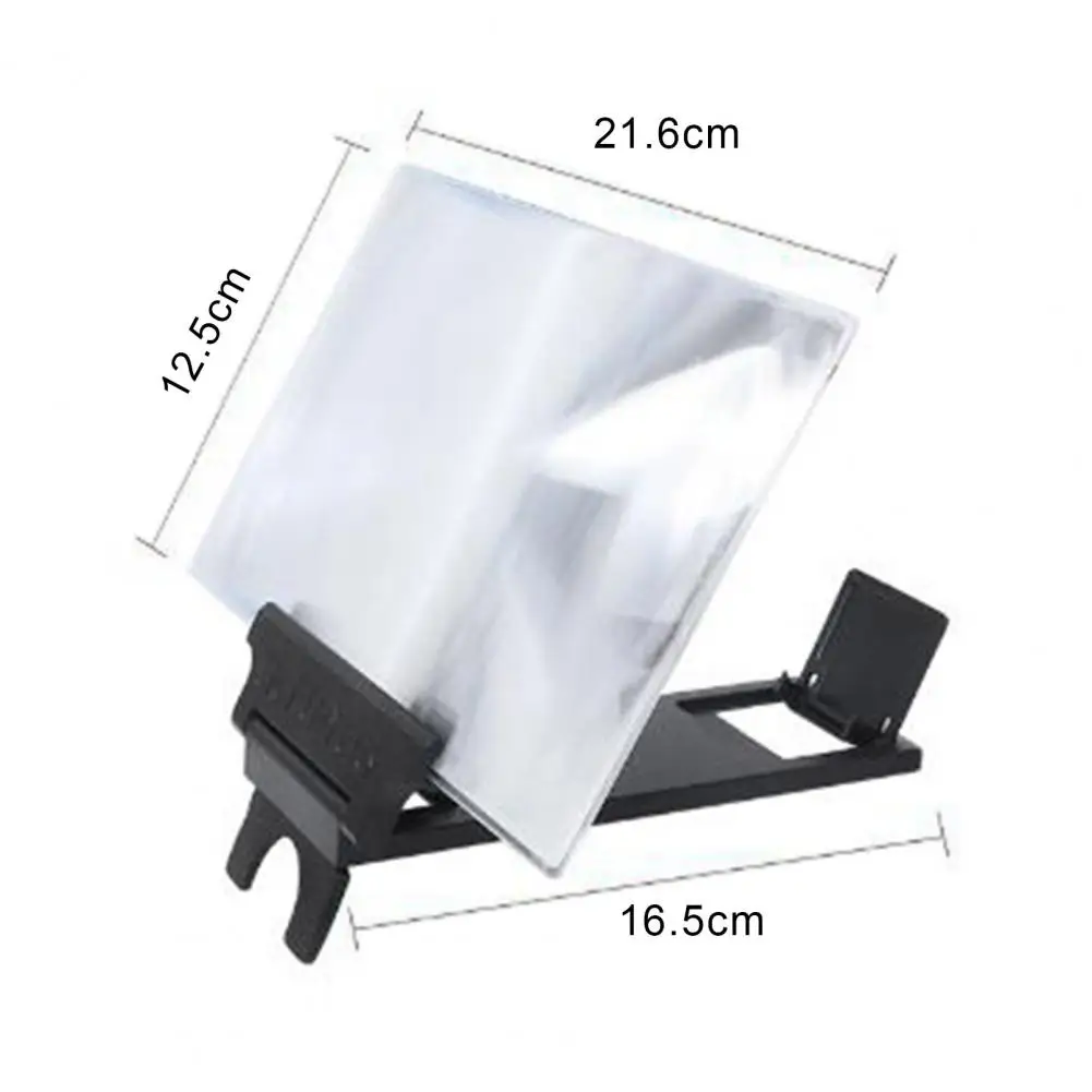 Hd-compatible Zoom Optics Phone Screen Magnifier with Anti-radiation Technology for Visual Fatigue Reduction 3d Movie Video