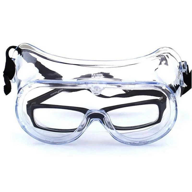 LJL-1621 Glasses Goggle Anti-Impact PC Chemical Splash ANSI Z87 Standard Safety Personal Protection UV Protective Factory