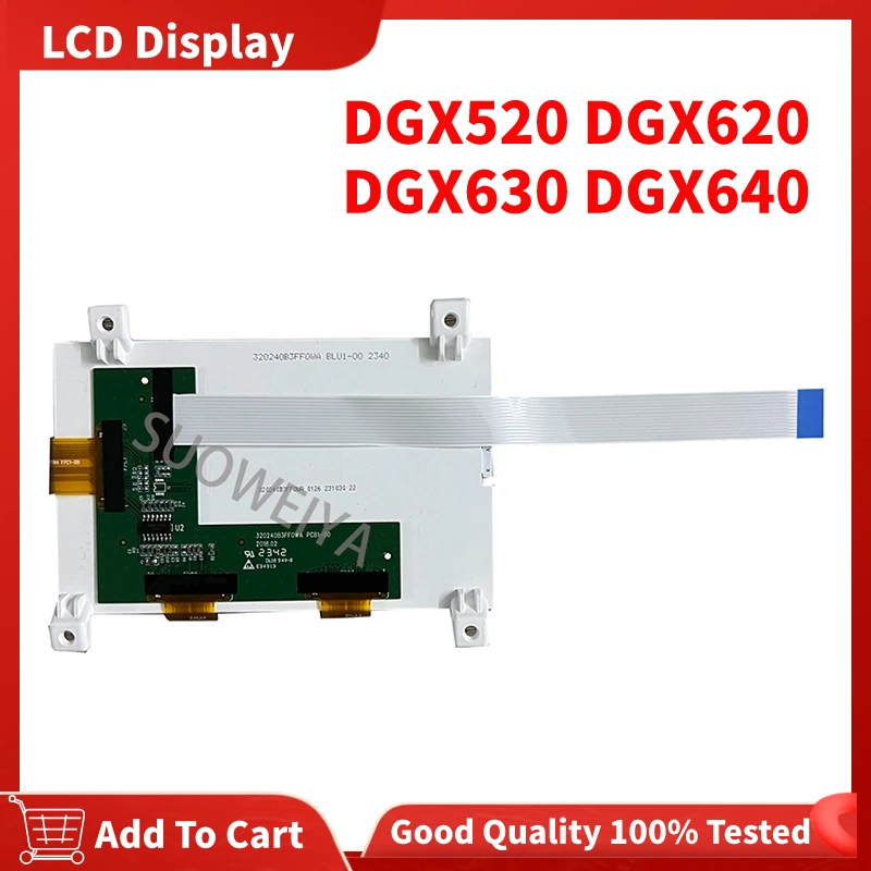 Original LCD Display Screen  DGX520 DGX620 DGX630 DGX640 Yamaha PSR-S500 PSR-S550 PSR-S650 PSR-S670 MM6 MM8 H3574YD Replacement