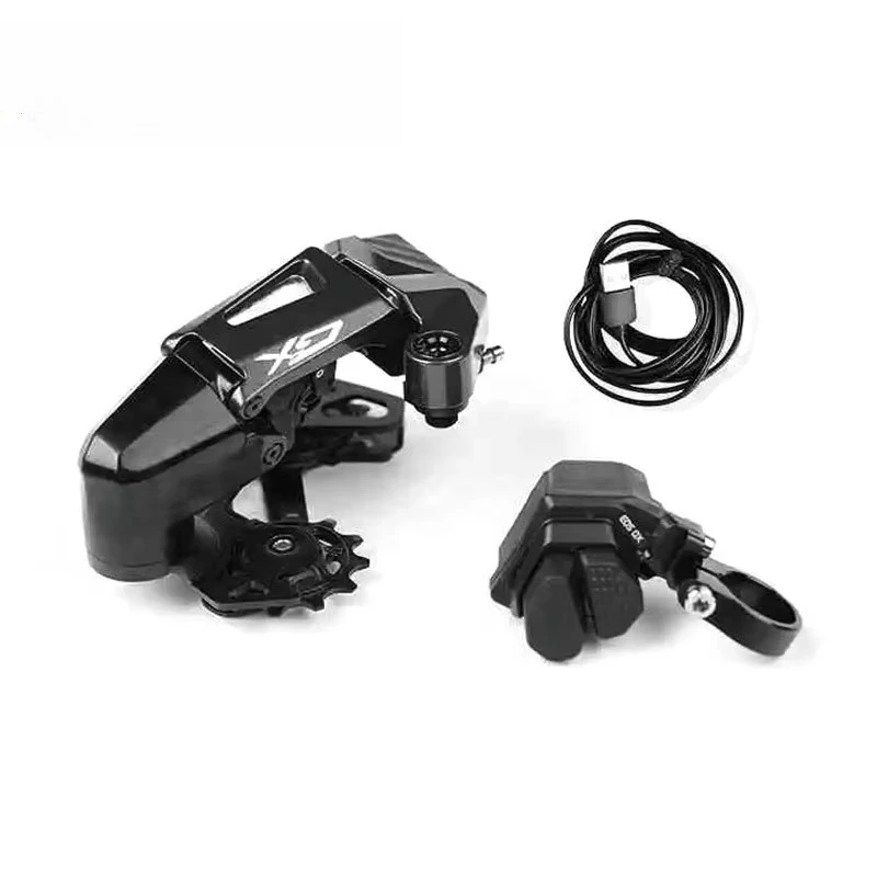 Mountain bike electronic transmission system, compatible with bicycle code table