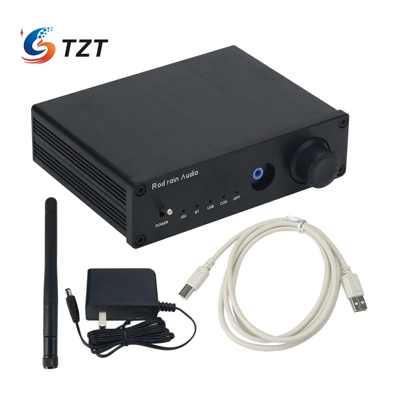 TZT Rod Rain Audio Dual PCM1794 Bluetooth DAC Headphone Amplifier QCC5125 BT5.1 Better than CSR8675