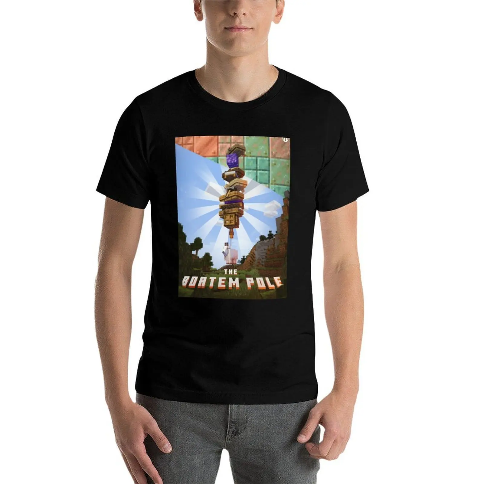 

Hermitcraft - The Boatem Pole T-Shirt man t shirts for men casual man t shirt graphic T-Shirt