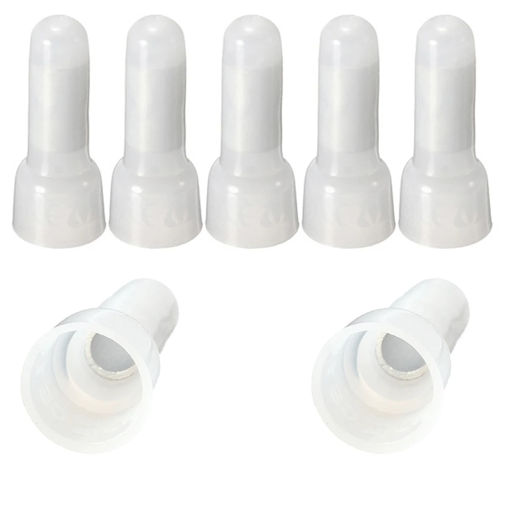 

100pcs Wire Connectors Reusable Screw Joint Waterproof Crimp Safe Insulated Plastic Housing Broad Use Home