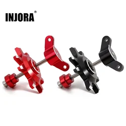INJORA Black/Red Metal Tire Assembly Disassembly Auxiliary Tool for 1/10 RC Crawler Car 1.9 2.0 2.2 Inch Beadlock Wheel