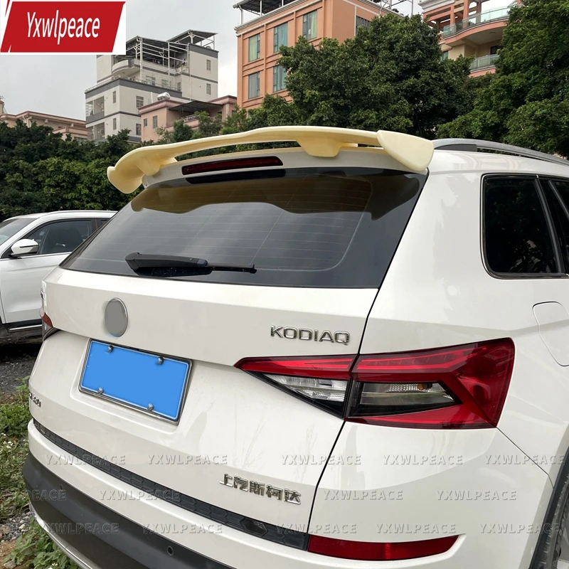 

For Skoda Kodiaq Roof Spoiler 2016 17 18 19 20 21 2022 ABS Plastic Universal Hatchback SUV Rear Trunk Wing Body Kit Accessories