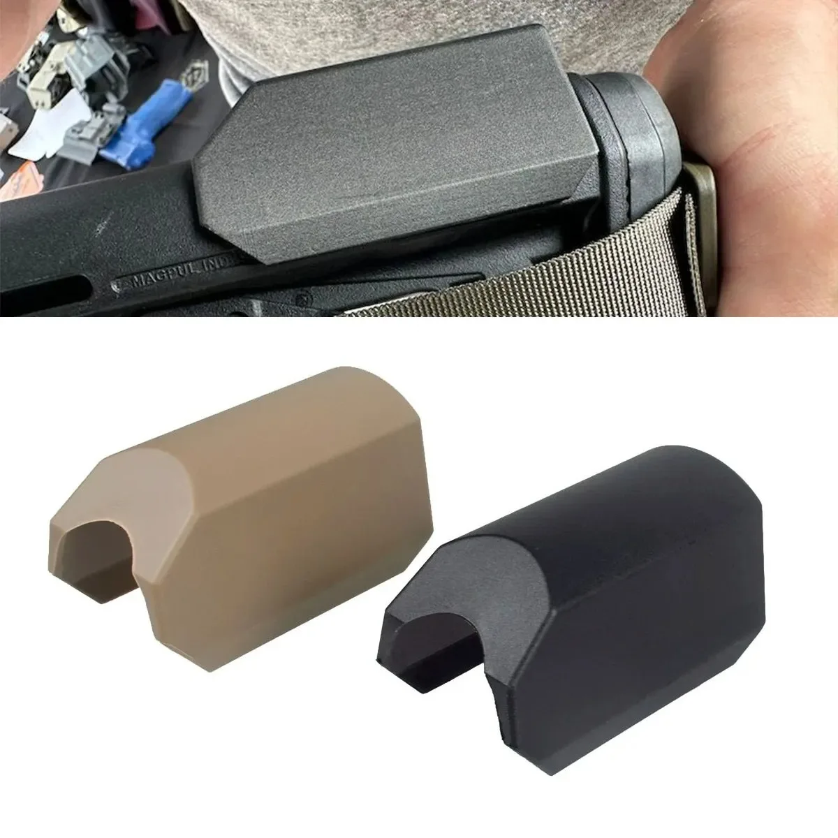 Tactical Style CTR Stock Riser Mount Rear Support Heightening Pad CQB CR-1 Cheek Riser for MOE Airsoft