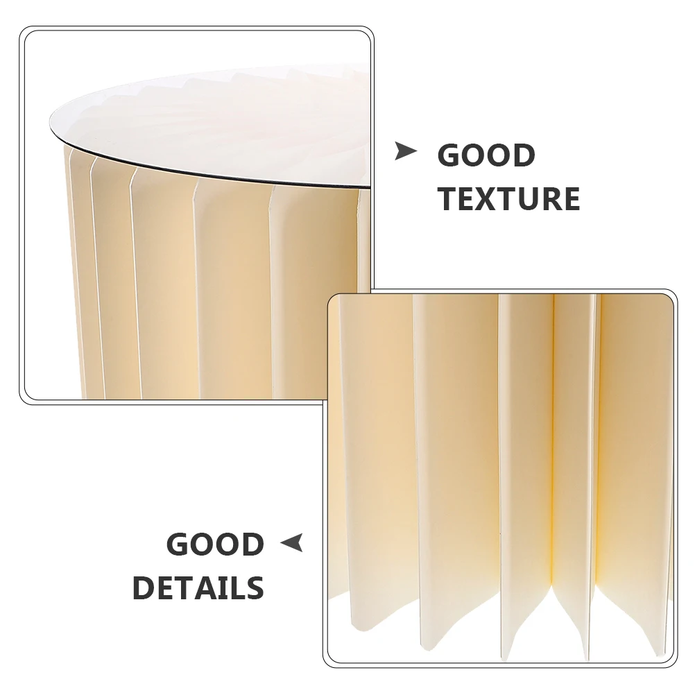 

2Pcs Foldable White Paper Cylinder Pedestal Stand Round Table Stand for Wedding Party Dessert Centerpiece Decoration