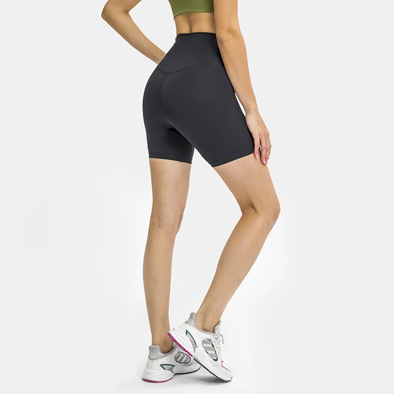 Seamless No Camel Toe Women Yoga Shorts, Naked Feel Tight 3-inch Sports Shorts, Summer Fitness Workout Activewear