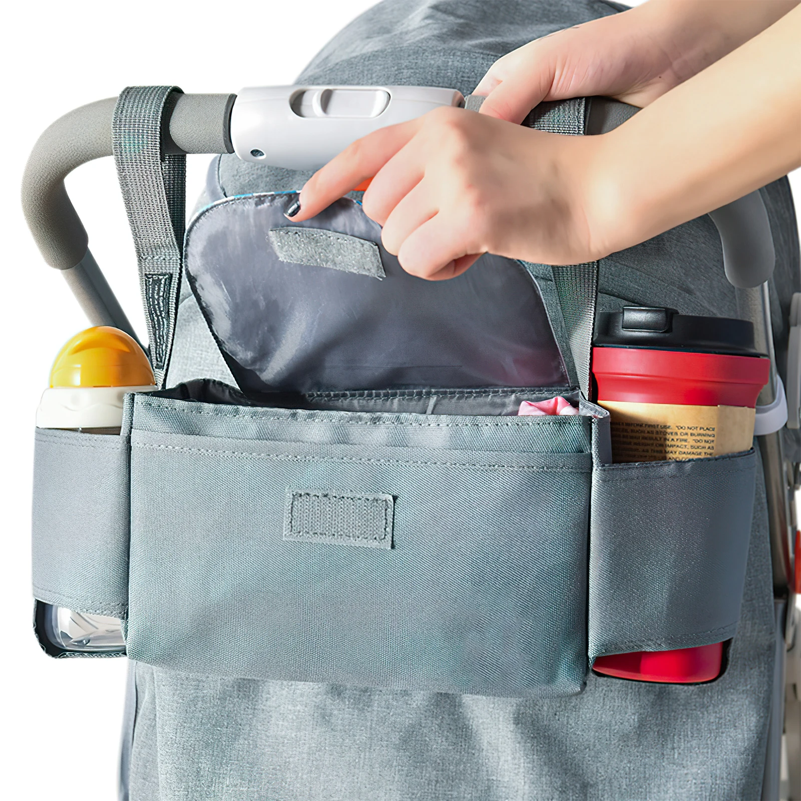 

Diaper Organizer Bag Tote Baby Organiser Pram Storage Stroller Portable Large Capacity Lightweight Travel Outdoor Caddy Basket