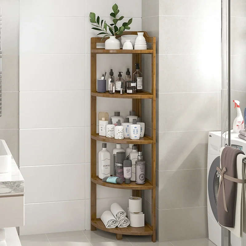 Poly Lumber Bathroom Shelf Organizer Bathroom Decorations and Accessories Floor Standing Bookshelf Storage Home Garden