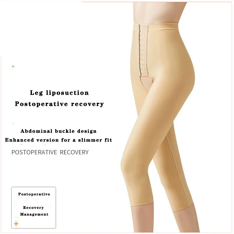 Women Shapewear After Thigh Liposuction Surgery Belly Control Tighten Shaping Pants Compression Body Shaper Medical Garment