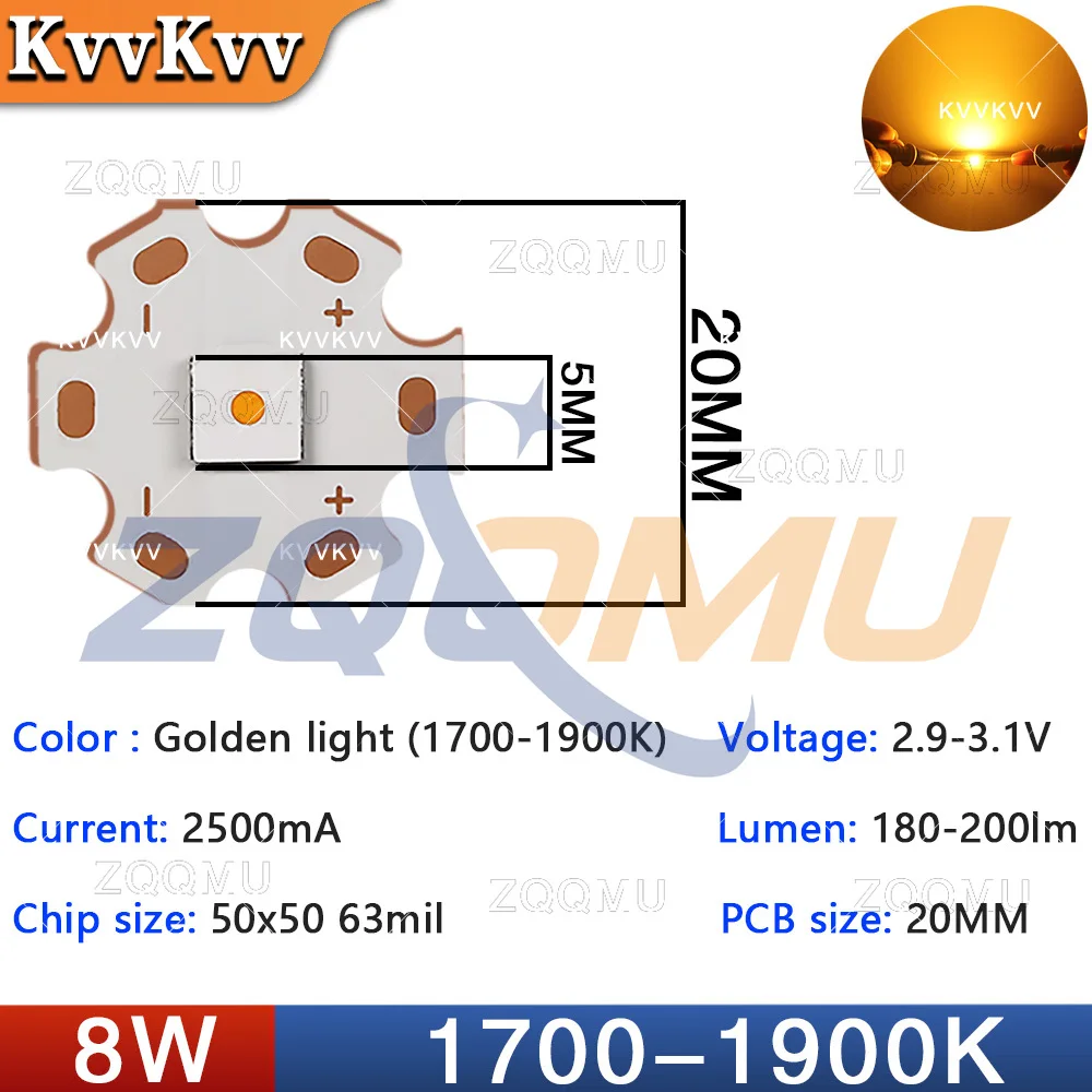 1Pcs 20W XML-L2 LED Chip Cold White Bulb Replace T6 Bead DIY Flashlight Torch Parts Lamp Module LED Emitter