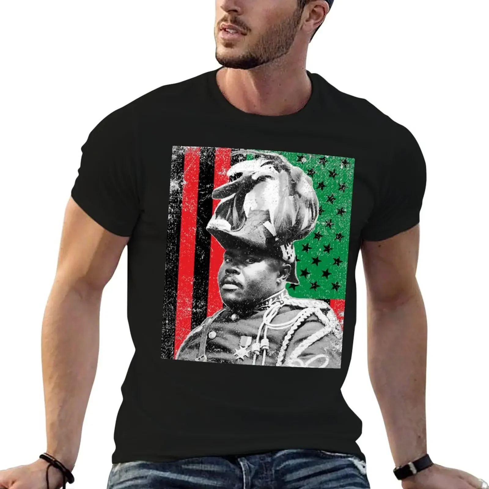 Marcus Garvey Pan African America T-Shirt aesthetic clothes blacks big and tall t shirts for men